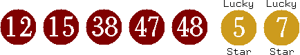 12 15 38 47 48 (05 07)