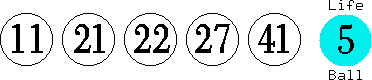 11 21 22 27 41 (05)