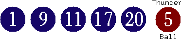 01 09 11 17 20 (05)