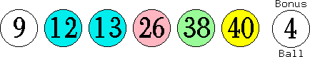 09 12 13 26 38 40 (04)